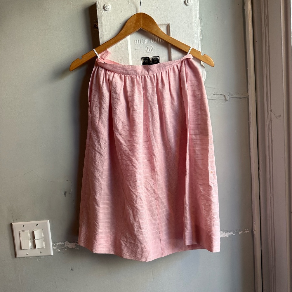 Vintage Pink Cotton Skirt